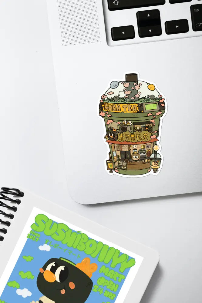 Boba Tea Vinyl Sticker - Sticker