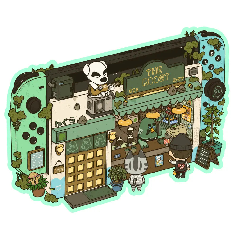 Brewster’s Switch Cafe Vinyl Sticker - Sticker