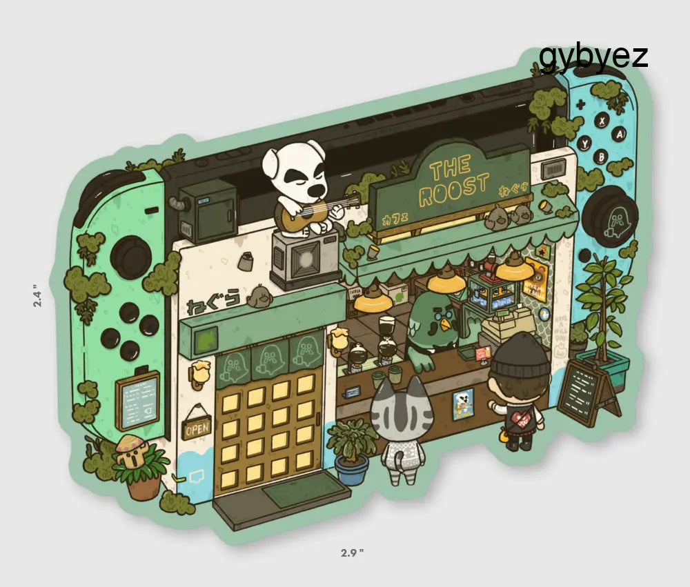 Brewster’s Switch Cafe Vinyl Sticker - Sticker
