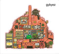 Char’s Zaku Cafe Vinyl Sticker - Sticker