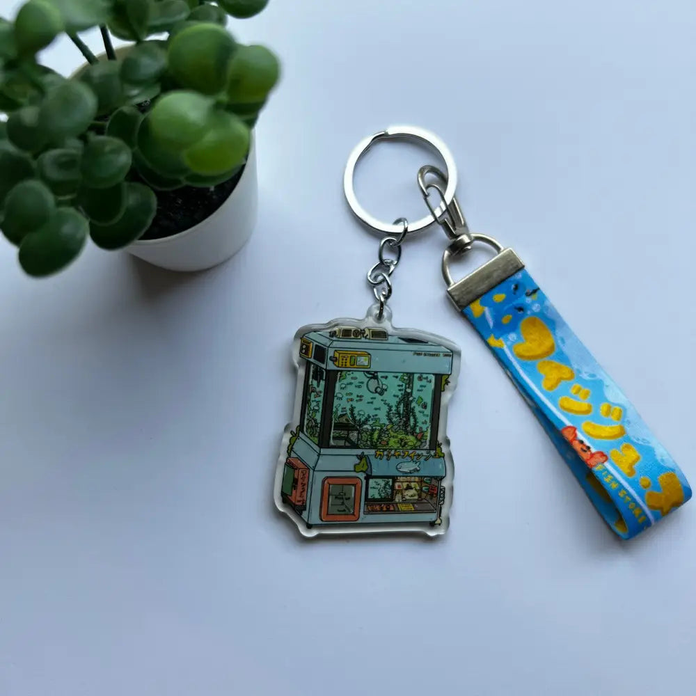 Fish Claw Keychain w/ Lanyard - keychains