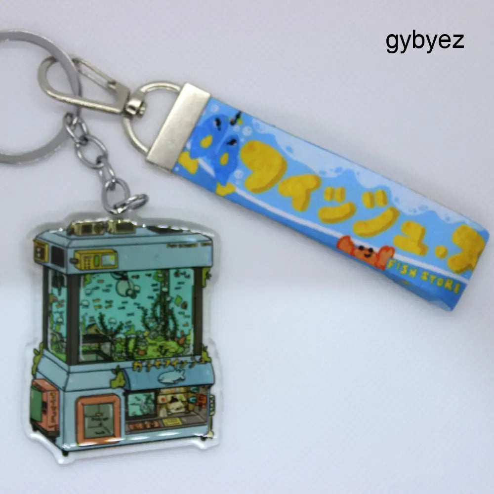 Fish Claw Keychain w/ Lanyard - keychains