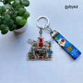 Gundam Cafe Keychain W/ Lanyard - keychains